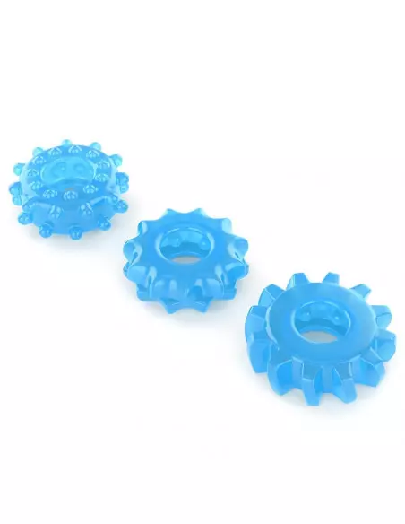 Lumino Play Penis Ring 3 pcs Péniszgyűrű Péniszgyűrűk - Mandzsetták Lovetoy
