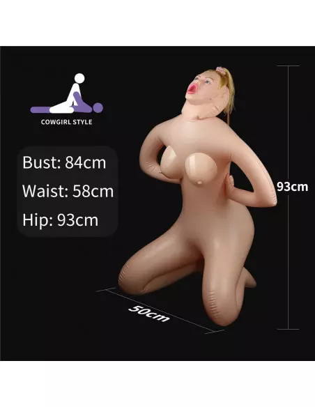 Cowgirl Style Love Doll Flesh Guminő Babák - Guminők Lovetoy