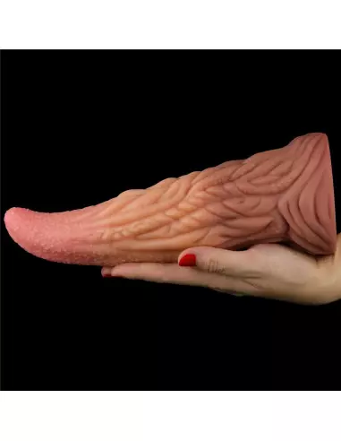 10'' Dual layered Platinum Silicone Tongue Dildó Dongok - Dildók Lovetoy