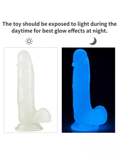 7.5'' Lumino Play Dildó Dongok - Dildók Lovetoy