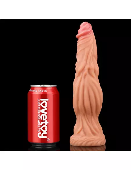 9.5" Dual-Layered Sillicone Cock Dildó Dongok - Dildók Lovetoy