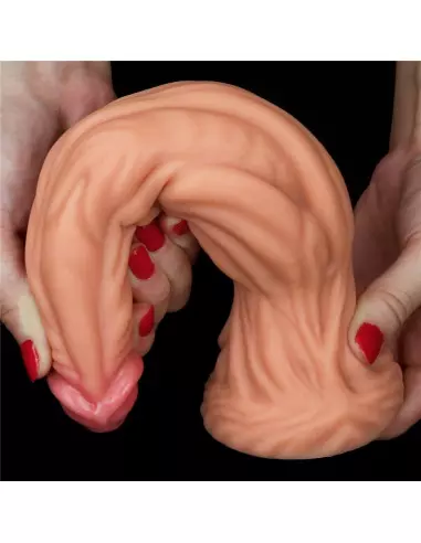 9.5" Dual-Layered Sillicone Cock Dildó Dongok - Dildók Lovetoy