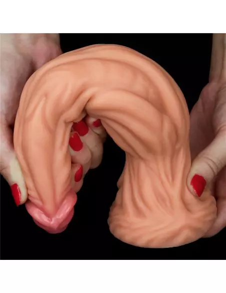 9.5" Dual-Layered Sillicone Cock Dildó Dongok - Dildók Lovetoy