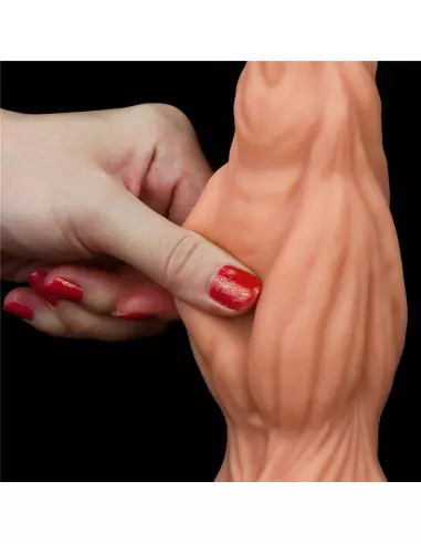 9.5" Dual-Layered Sillicone Cock Dildó Dongok - Dildók Lovetoy
