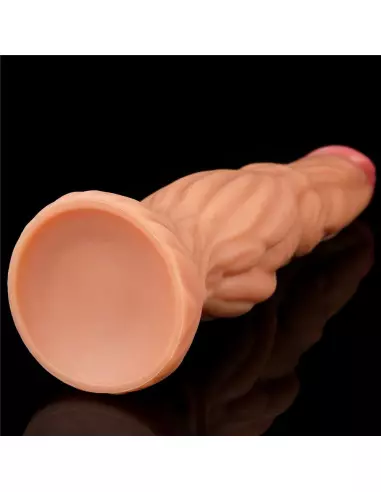 9.5" Dual-Layered Sillicone Cock Dildó Dongok - Dildók Lovetoy