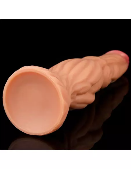 9.5" Dual-Layered Sillicone Cock Dildó Dongok - Dildók Lovetoy