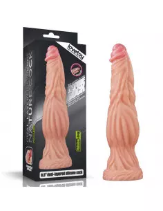 9.5" Dual-Layered Sillicone Cock Dildó Dongok - Dildók Lovetoy
