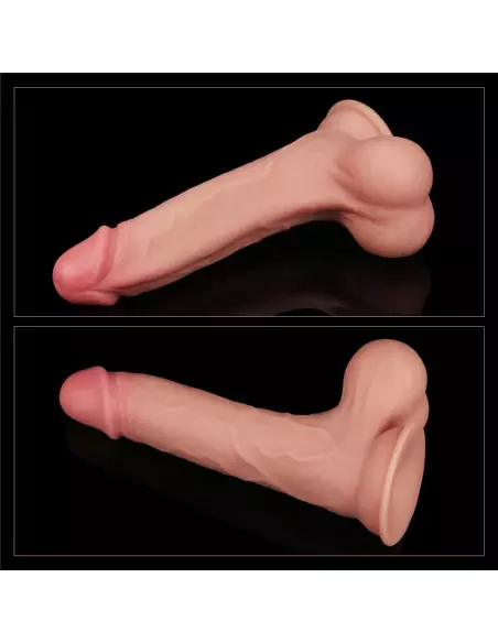 8.5'' Sliding Skin Dual Layer Dong - Whole Testicle Dildó Dongok - Dildók Lovetoy 8.5'' Sliding Skin Dual Layer Dong - Whole Testicle Dildó Dongok - Dildók Lovetoy