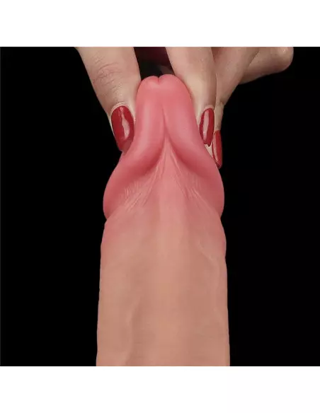 8.5'' Sliding Skin Dual Layer Dong - Whole Testicle Dildó Dongok - Dildók Lovetoy 8.5'' Sliding Skin Dual Layer Dong - Whole Testicle Dildó Dongok - Dildók Lovetoy