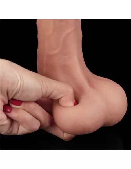 8.5'' Sliding Skin Dual Layer Dong - Whole Testicle Dildó Dongok - Dildók Lovetoy 8.5'' Sliding Skin Dual Layer Dong - Whole Testicle Dildó Dongok - Dildók Lovetoy