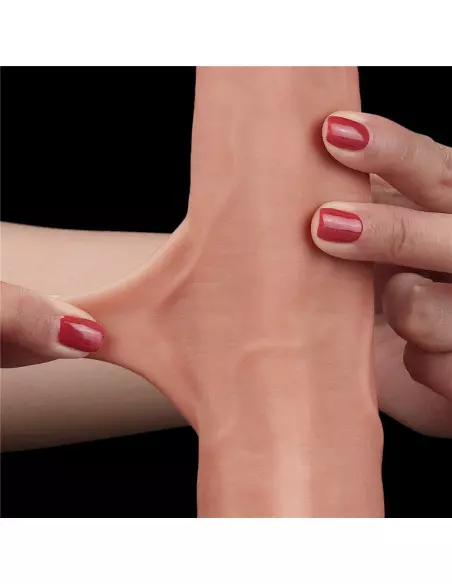 8.5'' Sliding Skin Dual Layer Dong - Whole Testicle Dildó Dongok - Dildók Lovetoy 8.5'' Sliding Skin Dual Layer Dong - Whole Testicle Dildó Dongok - Dildók Lovetoy