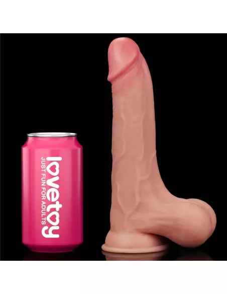 8.5'' Sliding Skin Dual Layer Dong - Whole Testicle Dildó Dongok - Dildók Lovetoy 8.5'' Sliding Skin Dual Layer Dong - Whole Testicle Dildó Dongok - Dildók Lovetoy