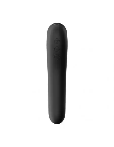 Dual Kiss black Vibrátor Nonfiguratív vibrátorok Satisfyer