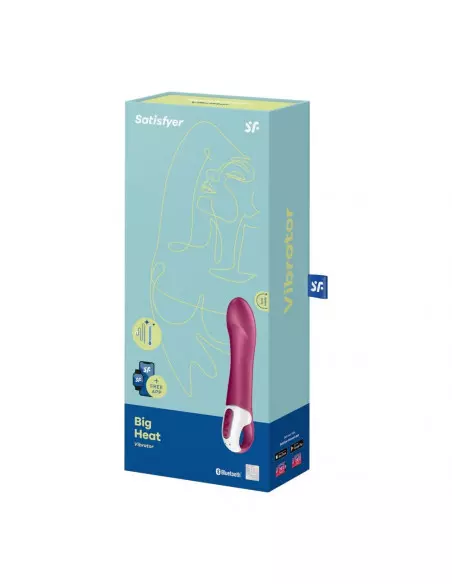 Big Heat Okos Vibrátor Okos vibrátorok Satisfyer Big Heat Okos Vibrátor Okos vibrátorok Satisfyer