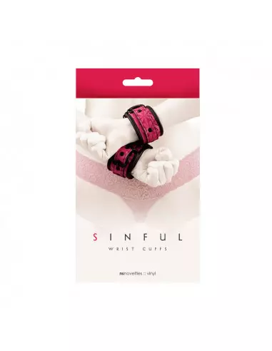 Sinful Wrist Cuffs Pink Bilincs Bilincsek - Kötözők NS Toys
