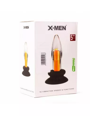 X-MEN 10 Speeds Vibrating Plug Fenékdugó Fenékdugók X-Men