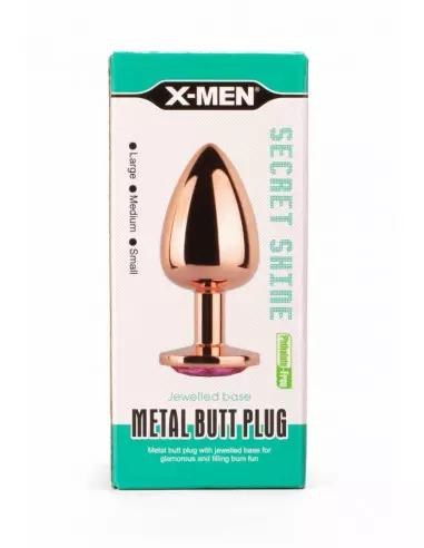 X-MEN Secret Shade Metal Fenékdugó Rose L Fenékdugók X-Men