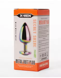X-MEN Secret Shine Metal Fenékdugó Rainbowheart M Fenékdugók X-Men