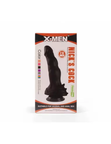 X-MEN Nick's 7" Cock Black Dildó Dongok - Dildók X-Men