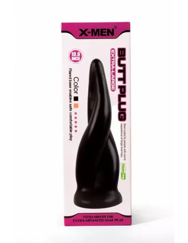 X-MEN 10.6" Extra Large Black Fenékdugó Fenékdugók X-Men