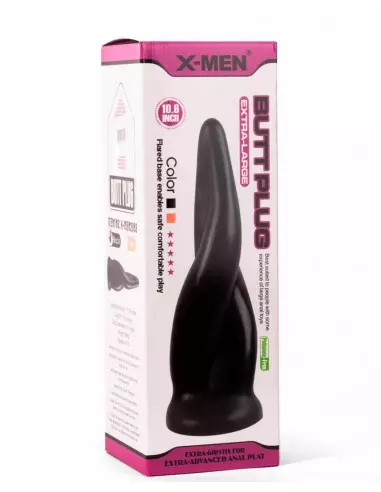 X-MEN 10.6" Extra Large Black Fenékdugó Fenékdugók X-Men