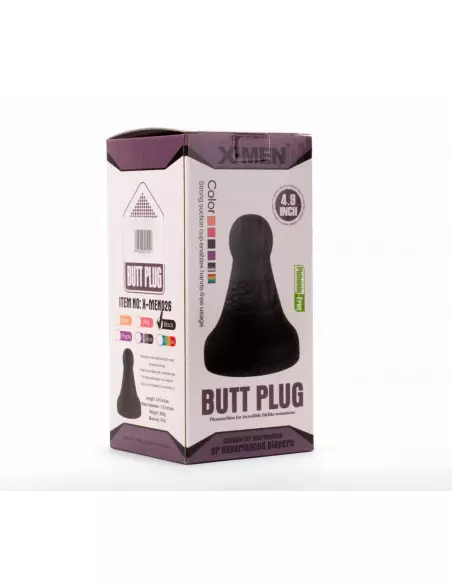 X-MEN 4.8" Black Fenékdugó Fenékdugók X-Men