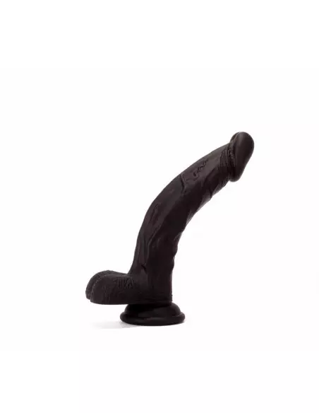 X-MEN 7.9" Silicone Dildó Black Dongok - Dildók X-Men
