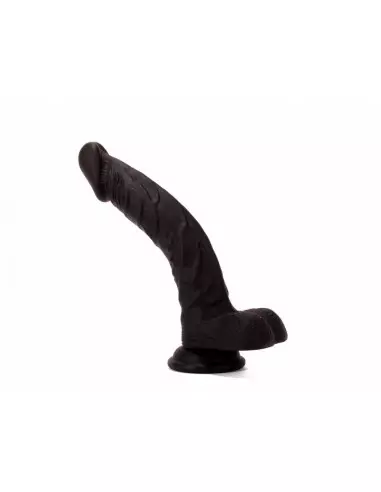 X-MEN 7.9" Silicone Dildó Black Dongok - Dildók X-Men