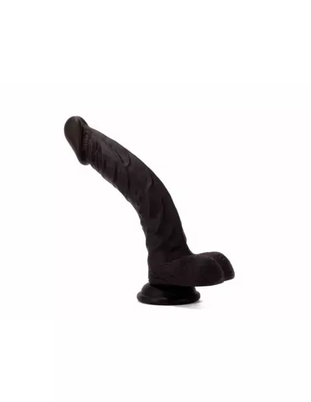 X-MEN 7.9" Silicone Dildó Black Dongok - Dildók X-Men
