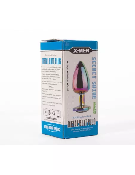 X-MEN Secret Shine Metal Fenékdugó Rainbow M Fenékdugók X-Men