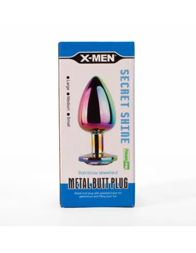 X-MEN Secret Shine Metal Fenékdugó Rainbow M Fenékdugók X-Men