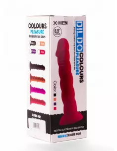 X-MEN 8.5" Dildó Colours Pleasure Flesh 4 Dongok - Dildók X-Men