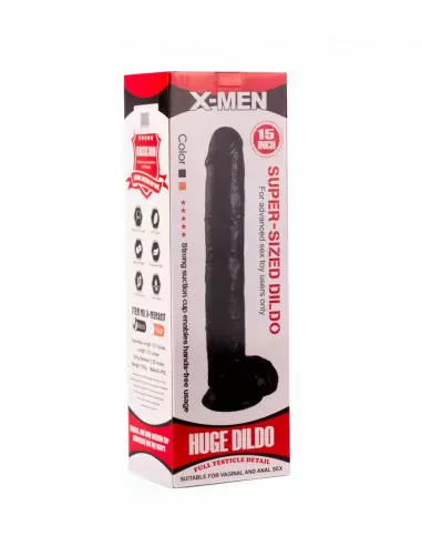 X-MEN 15" Super-Sized Dildó Black Dongok - Dildók X-Men