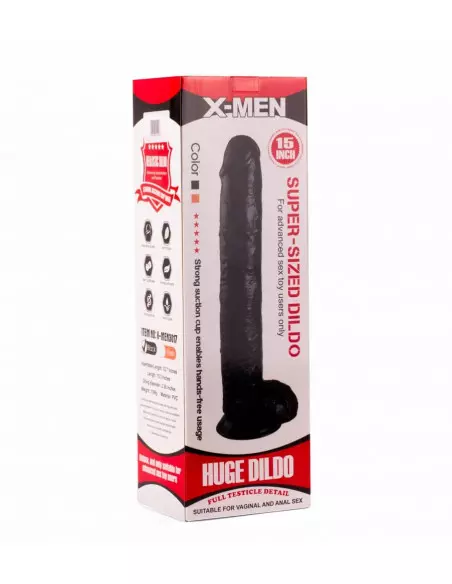 X-MEN 15" Super-Sized Dildó Black Dongok - Dildók X-Men