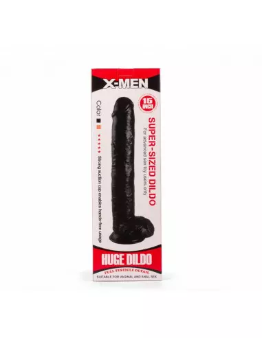 X-MEN 15" Super-Sized Dildó Black Dongok - Dildók X-Men