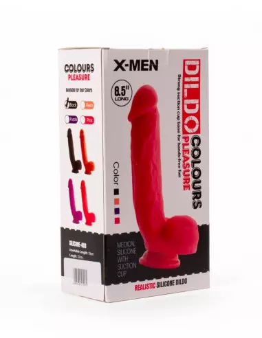 X-MEN 8.5" Dildó Colours Pleasure Flesh 3 Dongok - Dildók X-Men