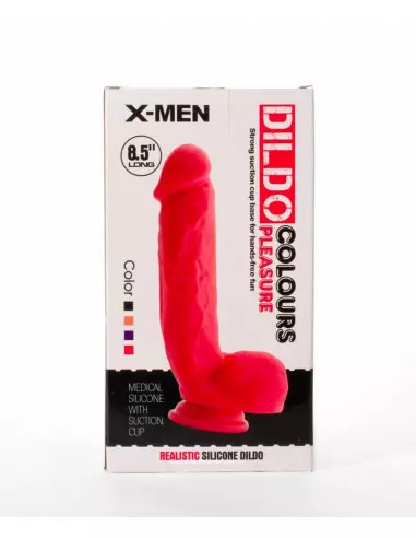 X-MEN 8.5" Dildó Colours Pleasure Flesh 3 Dongok - Dildók X-Men