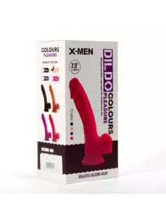 X-MEN 7.5" Dildó Colours Pleasure Flesh 3 Dongok - Dildók X-Men