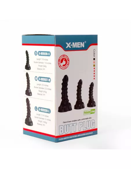 X-MEN Monster Plug 3 M Fenékdugó Fenékdugók X-Men