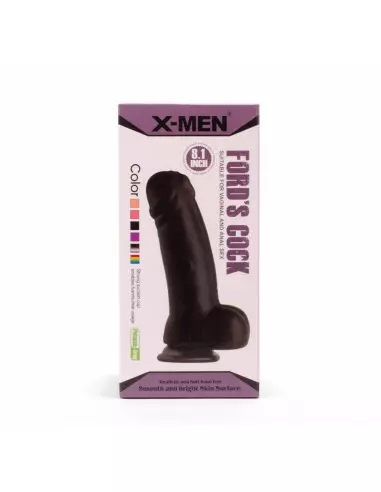 X-MEN Ford's 8.1" Cock Black Dildó Dongok - Dildók X-Men