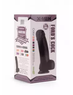X-MEN Ford's 8.1" Cock Black Dildó Dongok - Dildók X-Men