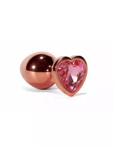 X-MEN Secret Shine Metal Fenékdugó Rose Gold Heart L Fenékdugók X-Men