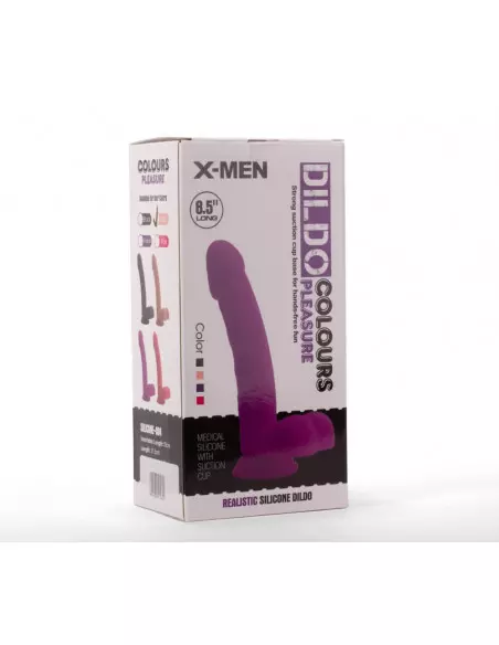 X-MEN 8.5" Dildó Colour Pleasure Flesh 1 Dongok - Dildók X-Men