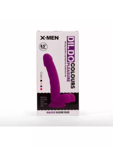 X-MEN 8.5" Dildó Colour Pleasure Flesh 1 Dongok - Dildók X-Men