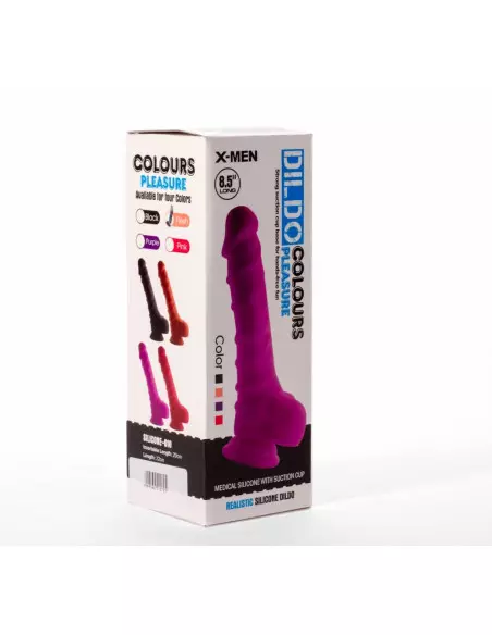 X-MEN 8.5" Dildó Colours Pleasure Flesh 2 Dongok - Dildók X-Men