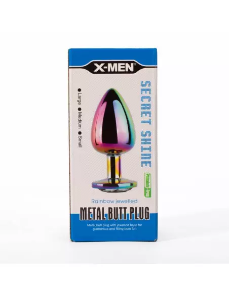 X-MEN Secret Shine Metal Fenékdugó Rainbow L Fenékdugók X-Men