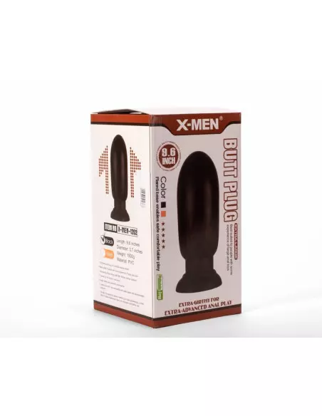 X-MEN 9.6" Huge Black 1 Fenékdugó Fenékdugók X-Men