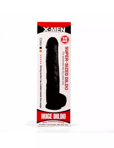 X-MEN 16" Super-Sized Dildó Black Dongok - Dildók X-Men