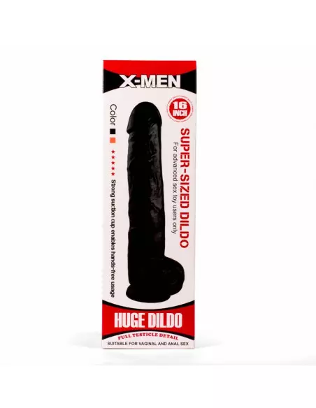 X-MEN 16" Super-Sized Dildó Black Dongok - Dildók X-Men