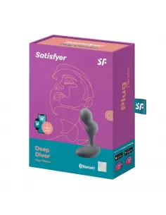 Deep Diver Connect App grey Okos Vibrátor Okos vibrátorok Satisfyer